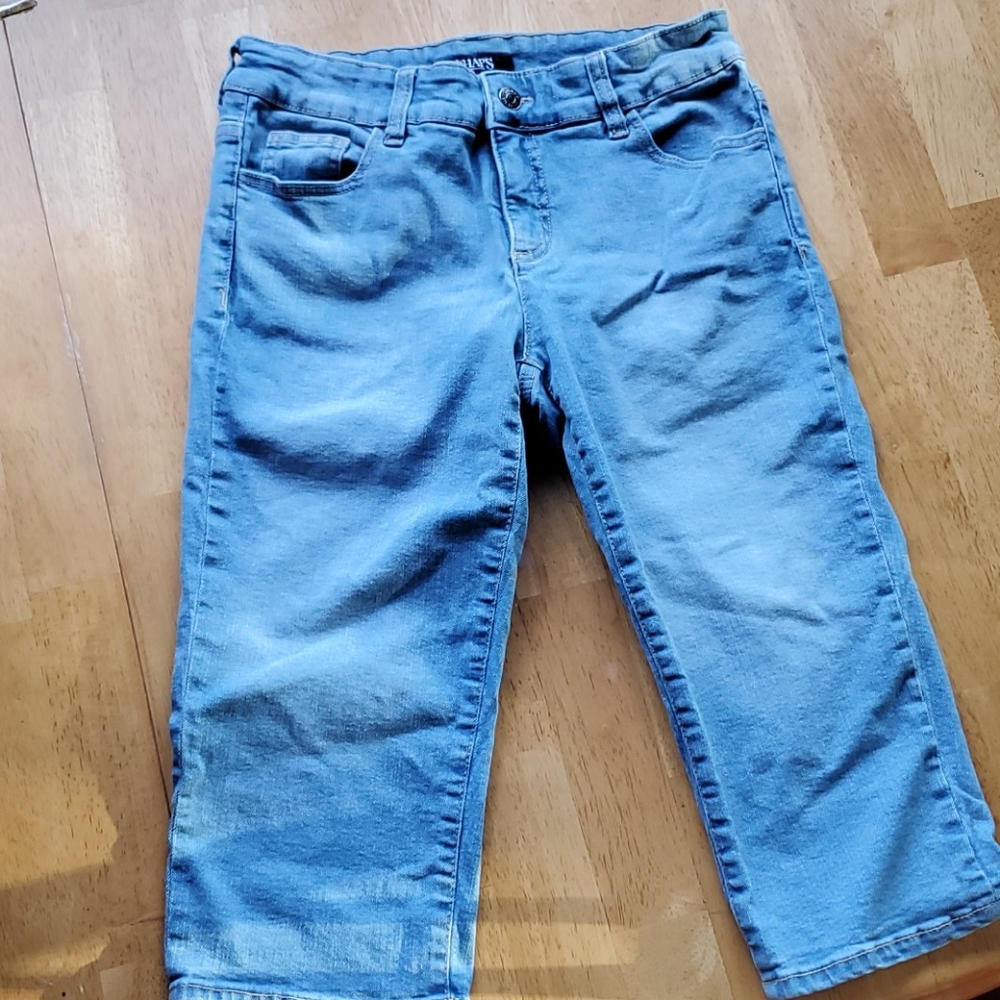 Chaps denim capris